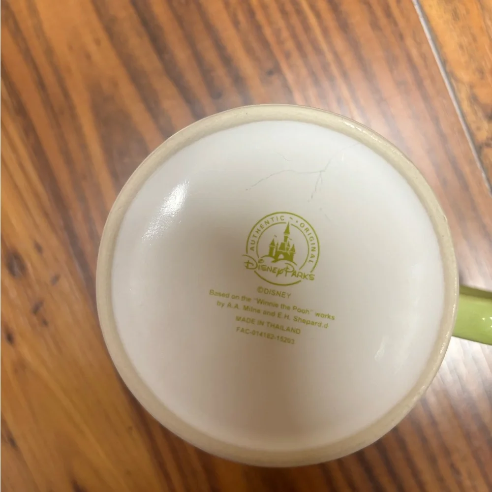 Green‎ Disney Parks Watercolor Mug with Tigger Winnie the Pooh Design